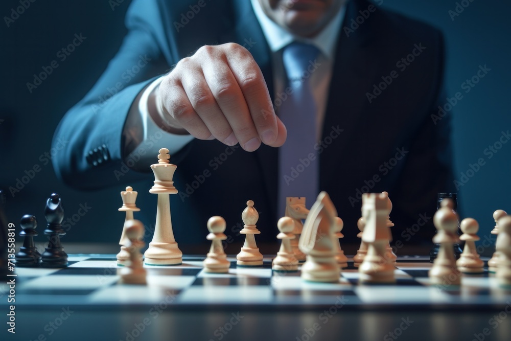custom made wallpaper toronto digitalman in business suit is playing chess with man in suit