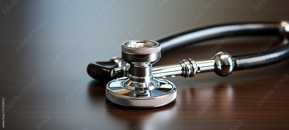 Medical strobe on the table, generative AI Medical strobe on the table, generative AI