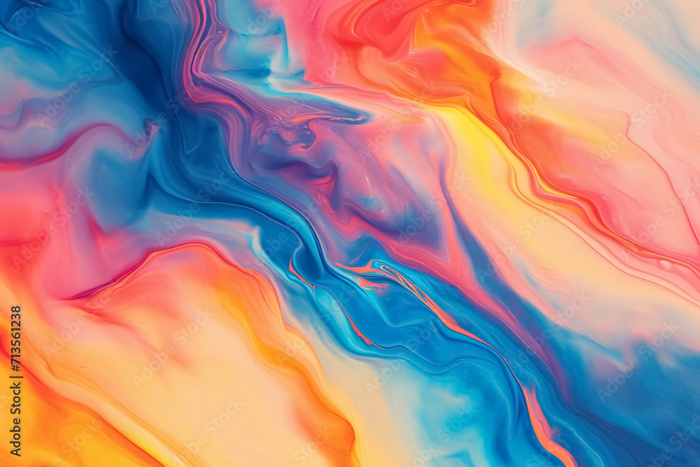 Vibrant Dynamic Fluid Abstract Background