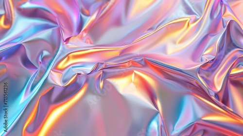 Smooth Holographic Foil Abstract background