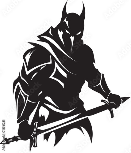 Tactical Titan Vector Soldier Mascot Emblem Elite Enforcer Lancer Soldier Mascot Icon Design