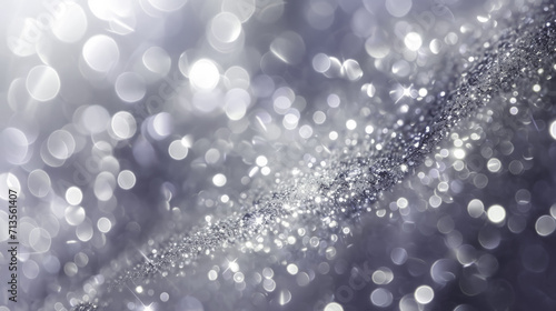 Silver Sparkle Bokeh: Ethereal Light for Luxurious Event Backgrounds