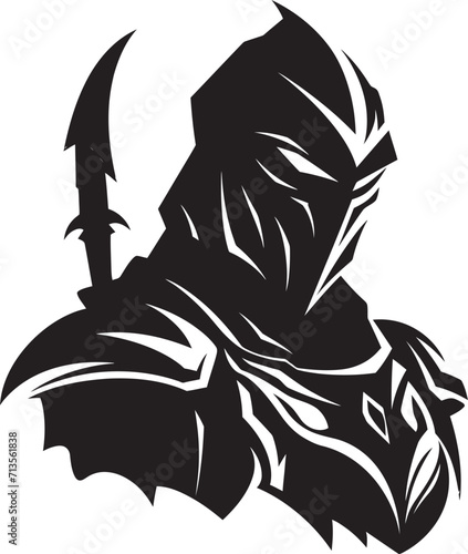 Iron Legionnaire Mascot Icon for Lancer Soldier Swift Spearhead Lancer Soldier Vector Emblem