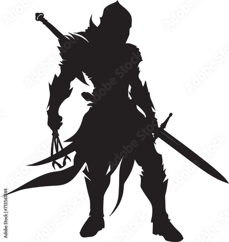 Thunderbolt Trooper Lancer Soldier Emblem in Vector Stealth Sentinel Mascot Icon for Lancer Soldier