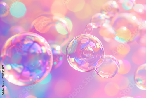 Holographic Soap Bubbles Background