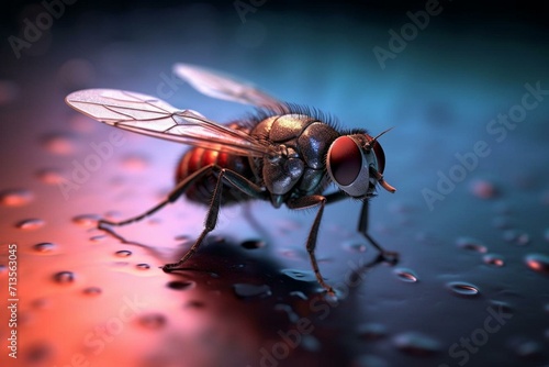 Study on a fly. Generative AI © Ibrahim