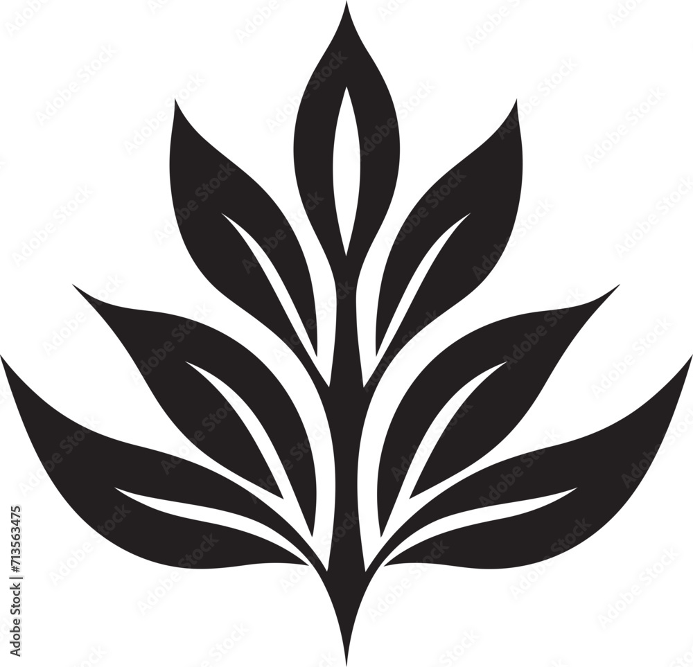 Verdant Whispers Silhouetted Leaf Icon in Vector Harmony in Green Emblem with Leaf Silhouette Design Verdant Whispers Silhouetted Leaf Icon in Vector Harmony in Green Emblem with Leaf Silhouette Design