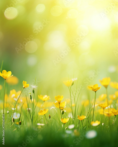 field of daisies and sun, Flowers on sunny beautiful nature spring background, flower, daisy, nature, spring, field, summer, meadow, grass, chamomile, camomile, plant, flowers, blossom, yellow, white, © Pana