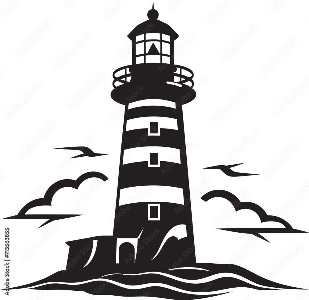 Seafaring Illumination Nautical Logo Design Maritime Beacon Majesty Vector Lighthouse Logo Design Seafaring Illumination Nautical Logo Design Maritime Beacon Majesty Vector Lighthouse Logo Design