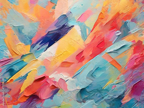 colorful abstract oil painting background