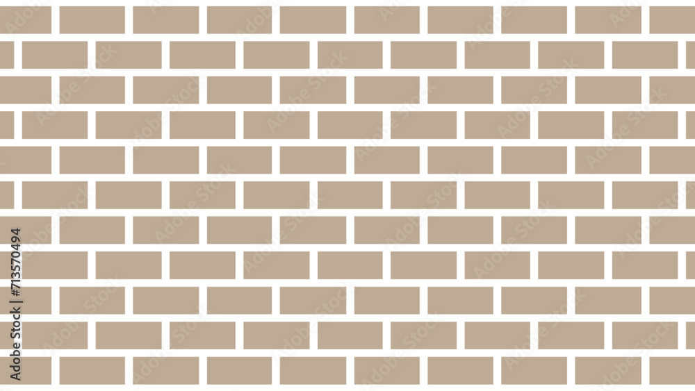 Brown brick wall as background Brown brick wall as background