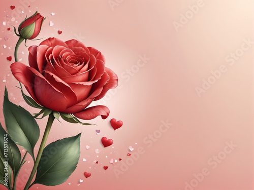 Beautiful Valentine s Day Themed Background