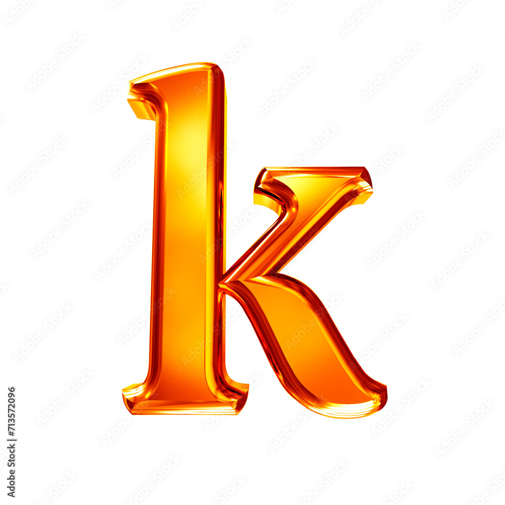 Redhead symbol with bevel. letter k Redhead symbol with bevel. letter k