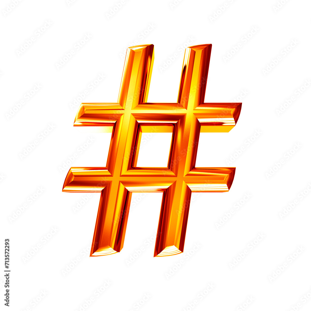 Obraz premium Redhead symbol with bevel