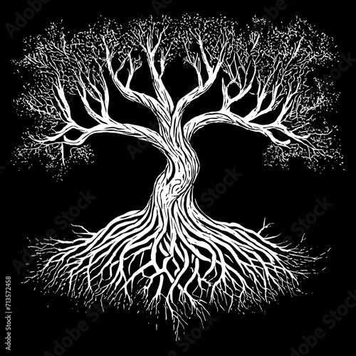 tree silhouette	