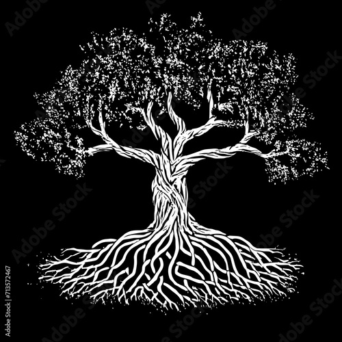 tree silhouette	