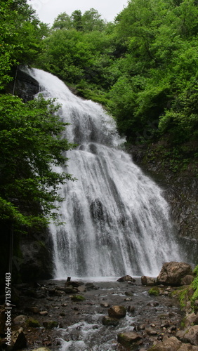 Iren waterfall with a really big flow.