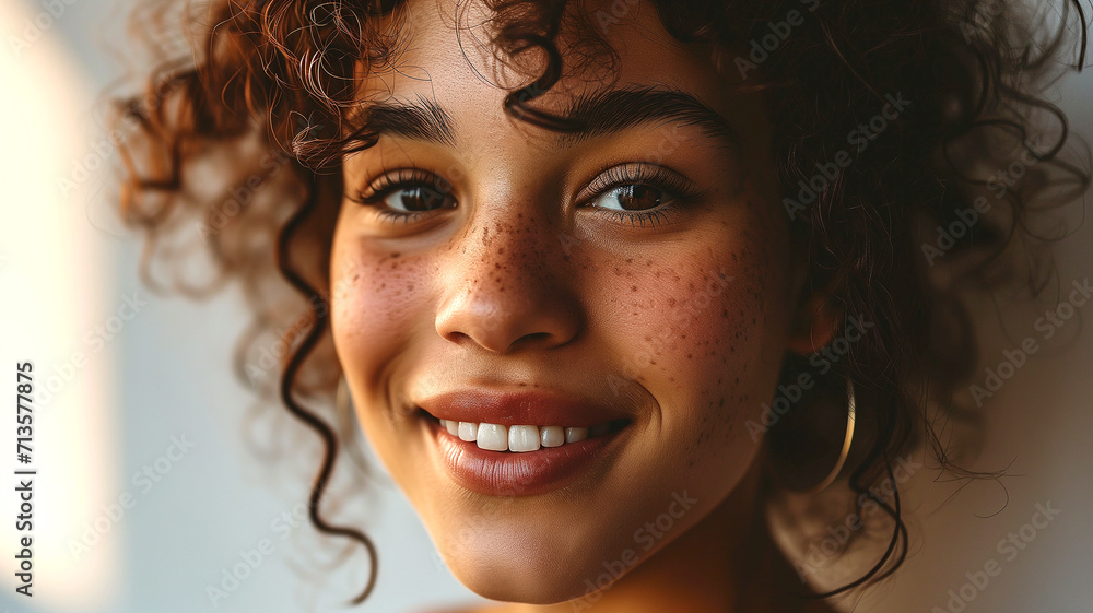Close-up of a beautiful young woman Close-up of a beautiful young woman