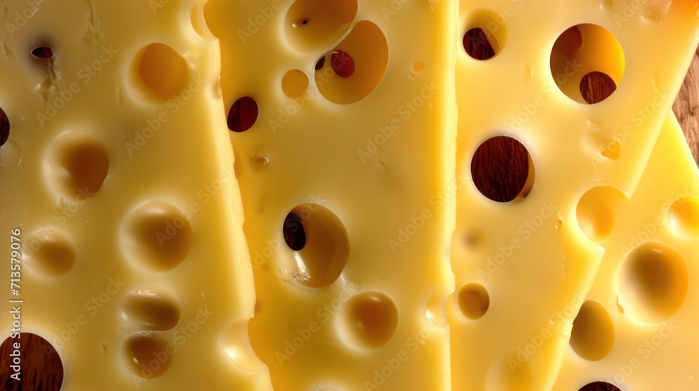 The background displays a variety of cheeses, presenting delicious pieces of different types.
The background displays a variety of cheeses, presenting delicious pieces of different types.