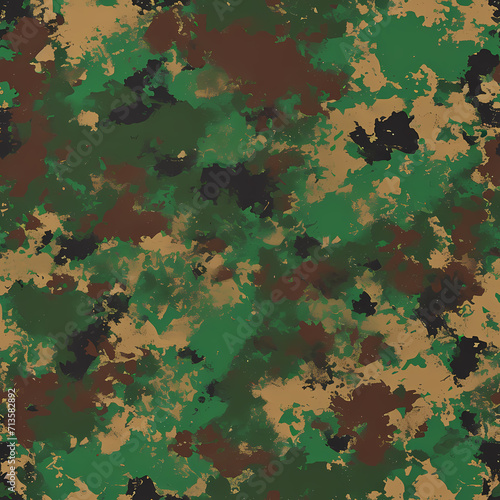 Camouflage seamless background