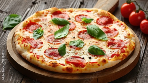 Background featuring Napoli Pizza Delight with space for text.