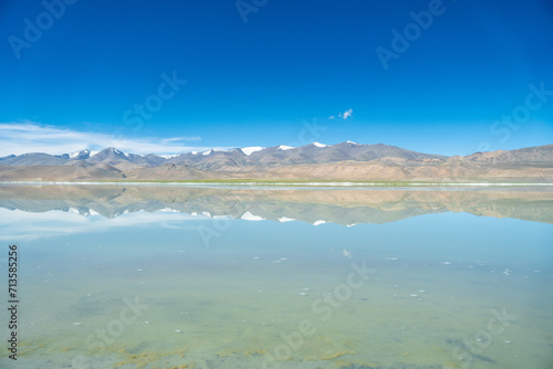 Tso Momriri, a high-altitude lake in the Himalayas, Ladakh, mountain lake, India © Leo Viktorov