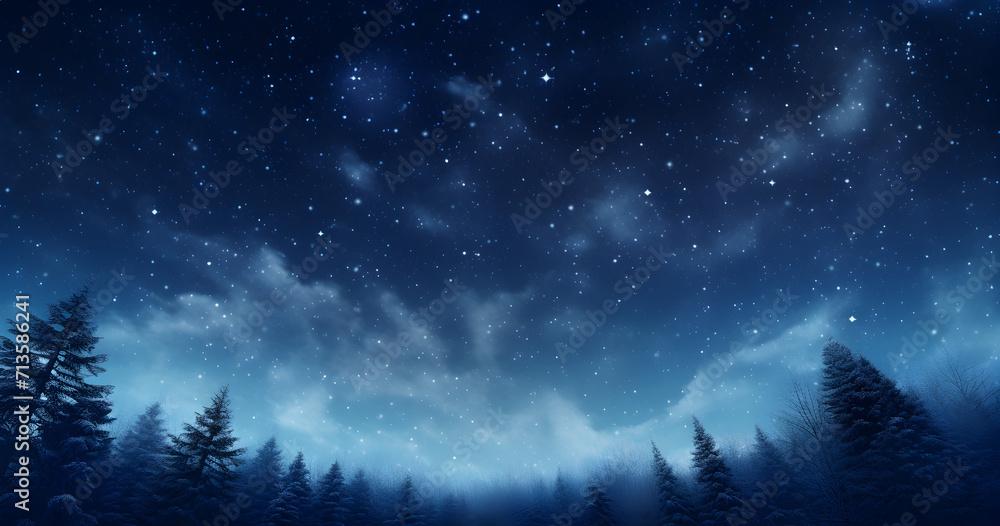 Fototapeta premium A clear perfect background of the starry sky.