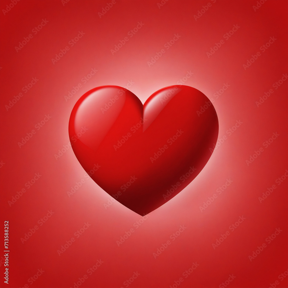 Heart, love, romance or valentine's day red vector icon for apps and websites, mother day, marriage, love topics