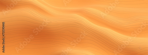 Abstract Orange Background with Waves
