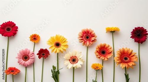 Colorful Flowers Adorning a Wall