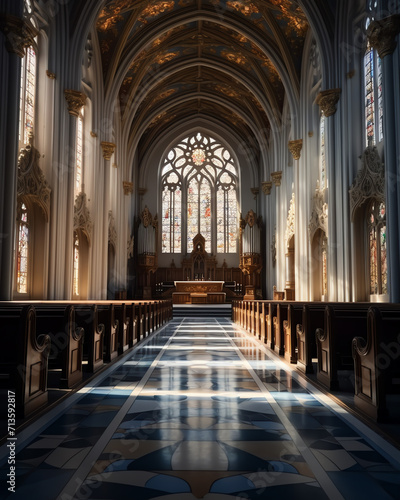 interior of the cathedral