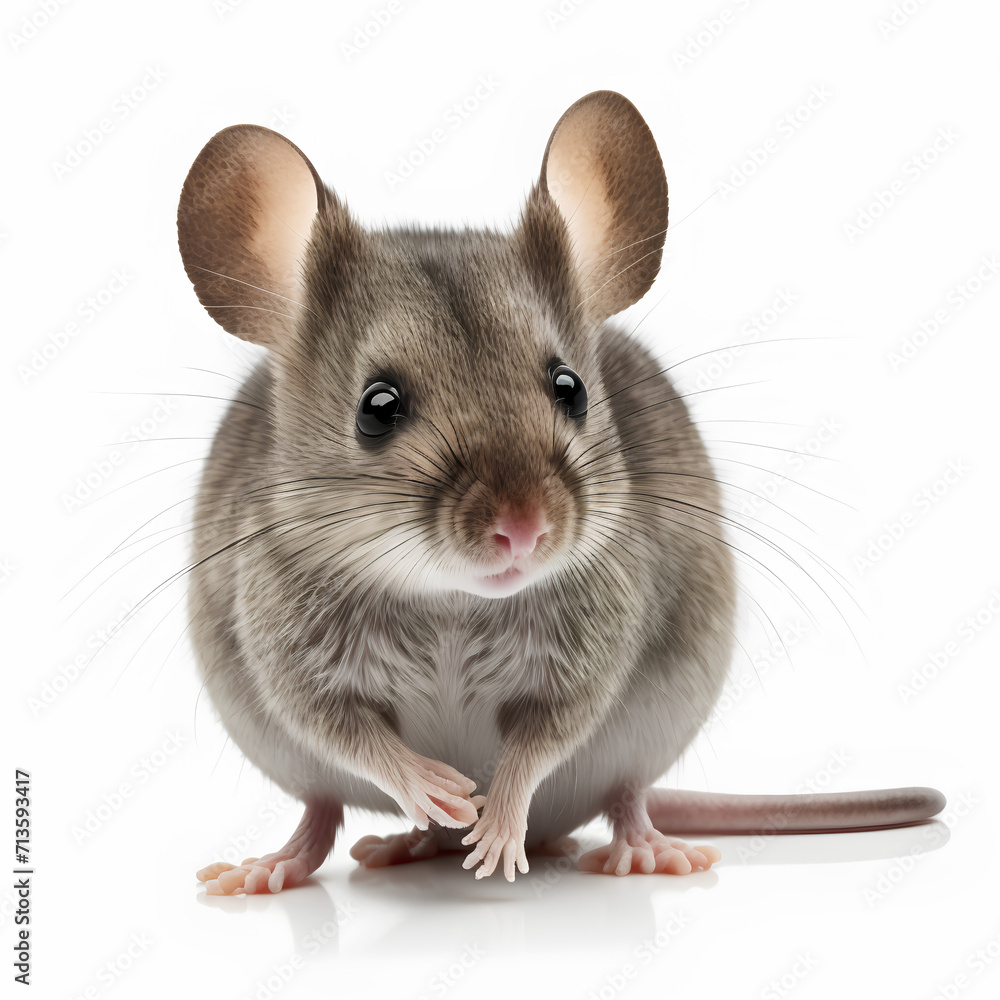 rat on white background rat on white background