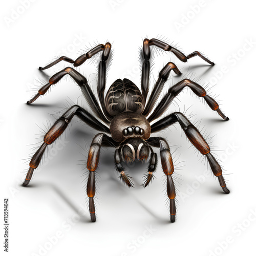spider isolated on white