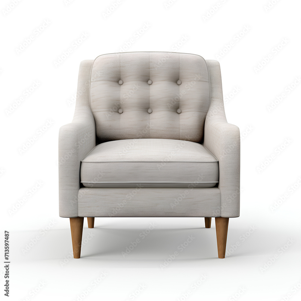 armchair isolated on white