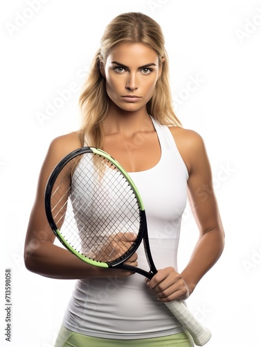 Champion Female Tennis Player, AI Generated © VisualMarketplace