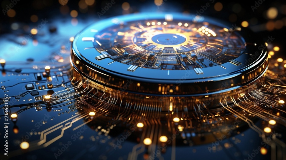 Fototapeta premium Cognitive Engines: Unleashing the Power of AI and Machine Learning