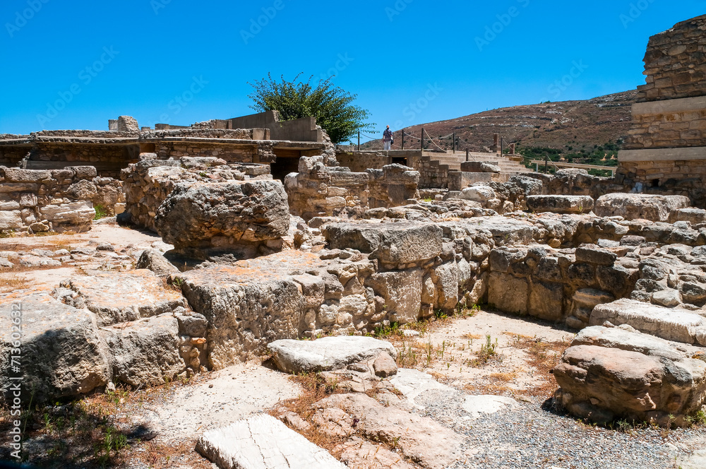 Knossos Antike Stätte in  Iraklion Kreta Griechenland