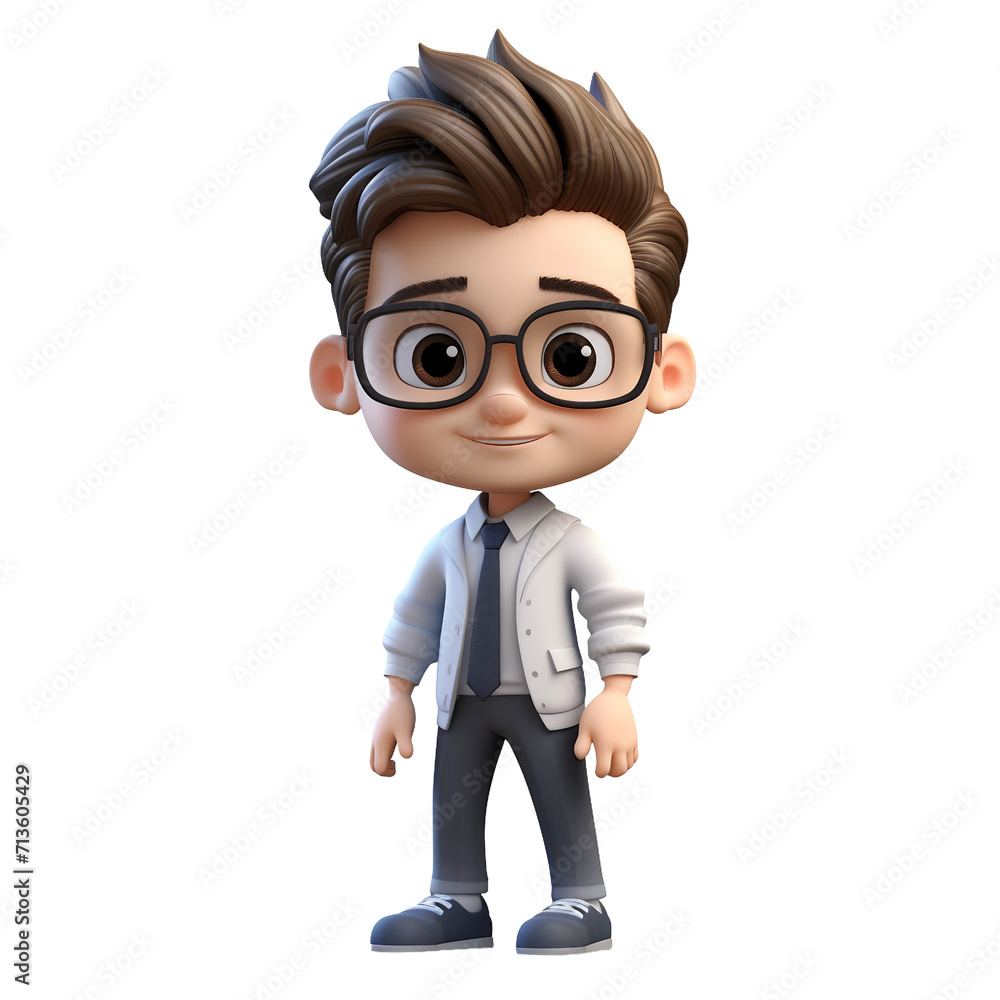 3d art, teacher, manager, cartoon illusionist 3d art, teacher, manager, cartoon illusionist
