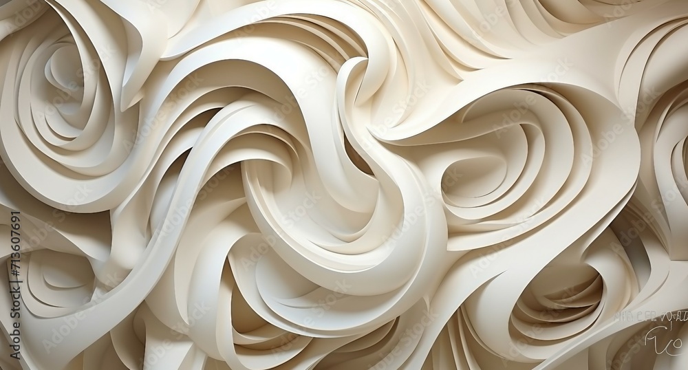 Fototapeta premium white chocolate cream, wallpaper, background