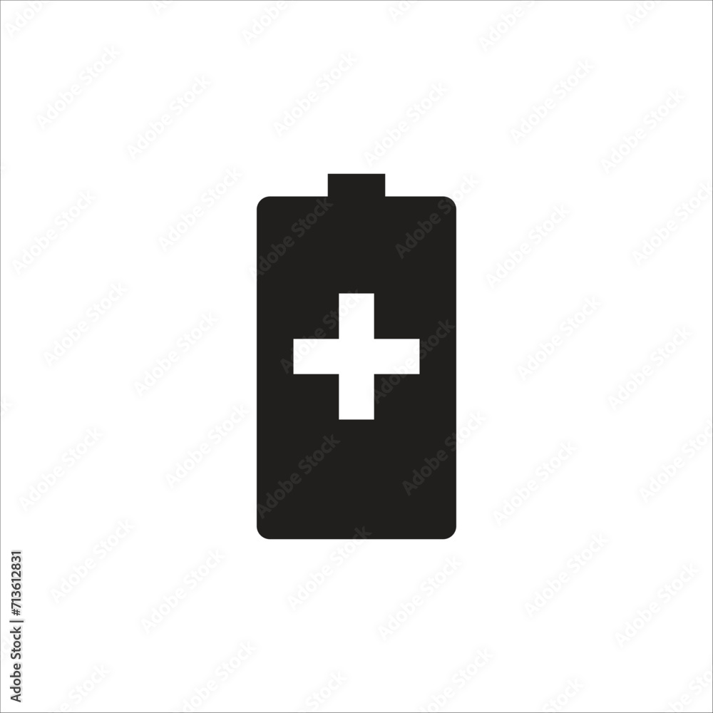 battery vector icon line template battery vector icon line template