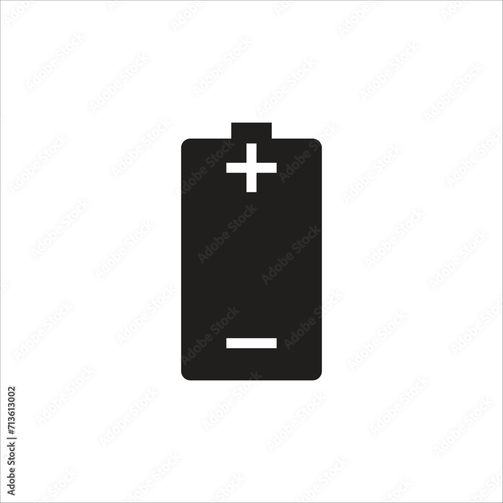 battery vector icon line template battery vector icon line template