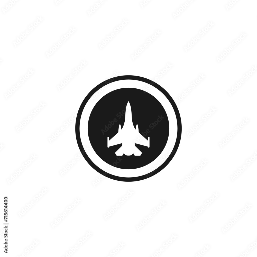 Fighter Jet Icon or Fighter Jet Button Vector Isolated. Black Fighter Jet Icon Vector or fighter jet sign for apps, webistes, print design, and more. Fighter Jet Icon or Fighter Jet Button Vector Isolated. Black Fighter Jet Icon Vector or fighter jet sign for apps, webistes, print design, and more.