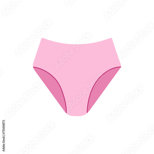Pink underwear icon. Vector illustration.