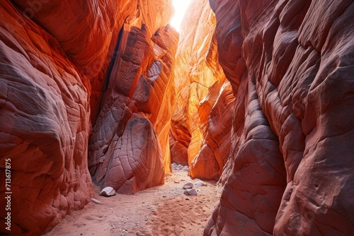 The slot canyons in Upper Antelope Canyon