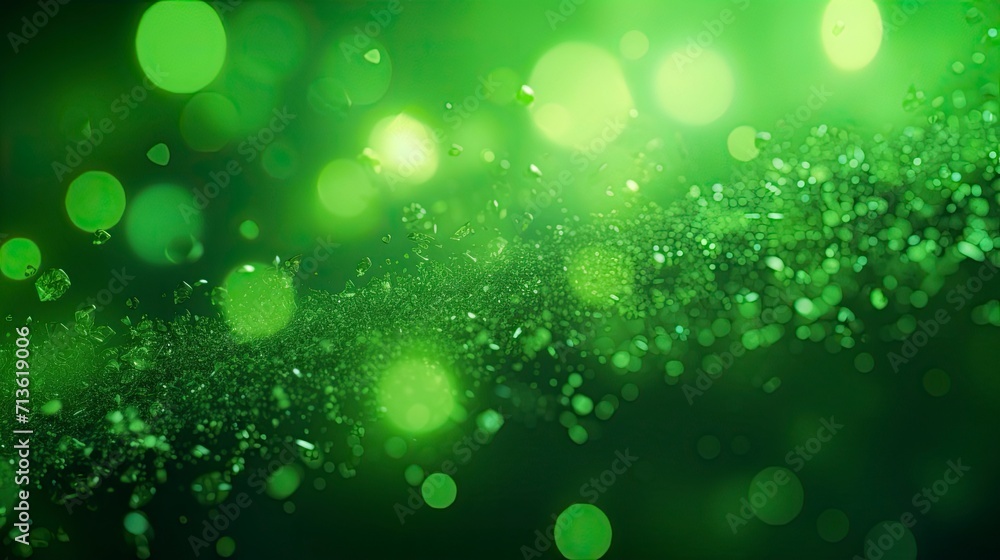 green lime glow particle abstract bokeh background green lime glow particle abstract bokeh background
