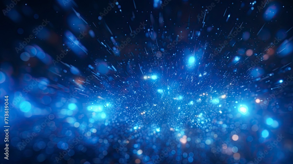 blue glow particle abstract bokeh background blue glow particle abstract bokeh background