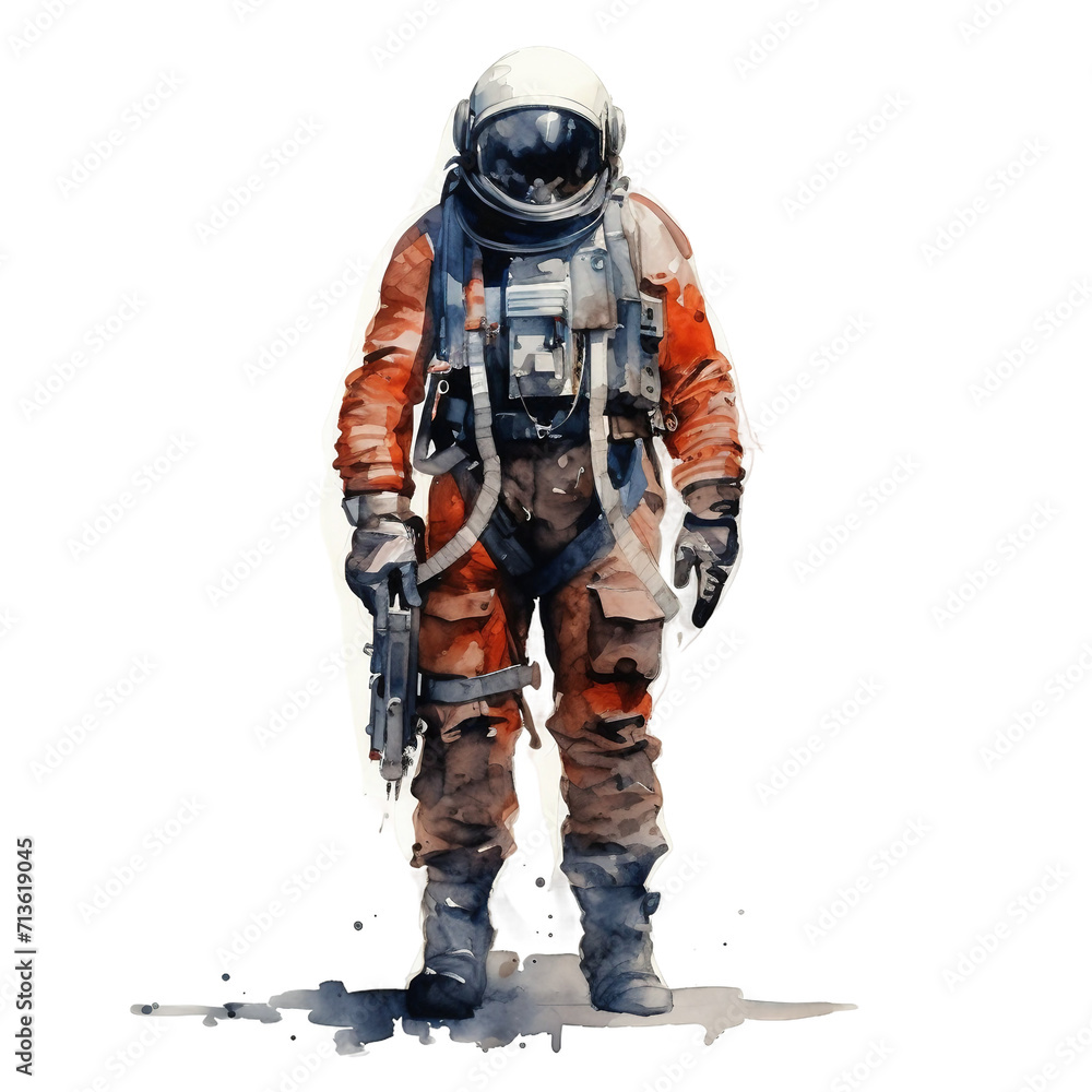 astronaut on white background astronaut on white background