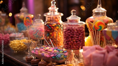 candy bar for party oder Children's birthday party, 16:9
