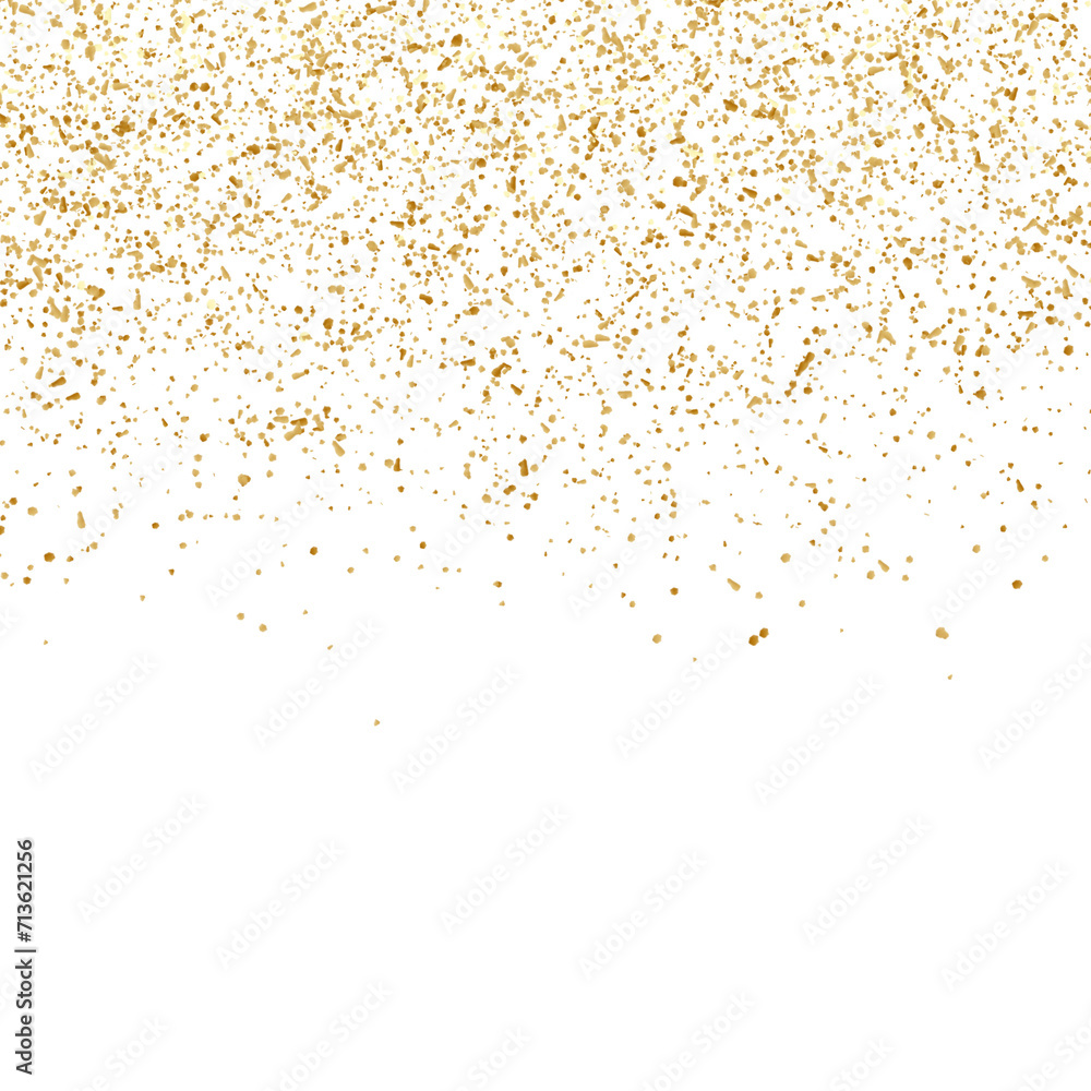 Gold glitter frame, wedding ornament Gold glitter frame, wedding ornament