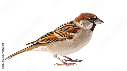Sparrow isolated on a transparent background